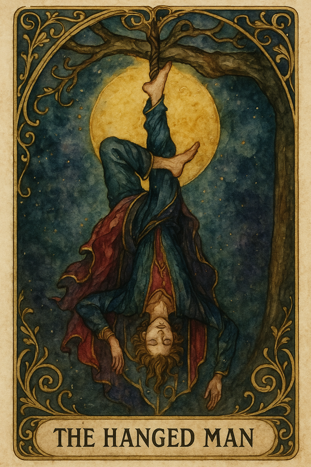 The Hanged Man Tarot Card